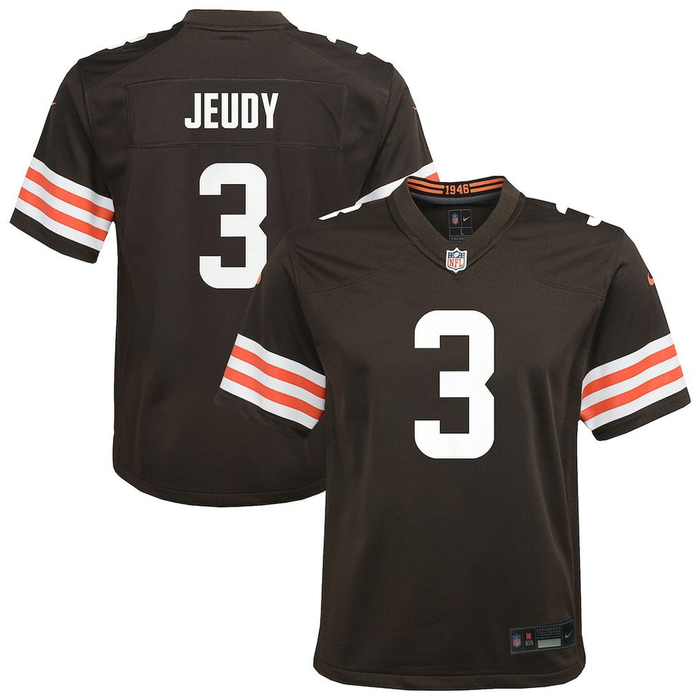 Jerry Jeudy Cleveland Browns Youth Team Game Jersey Brown | Nike for Sale