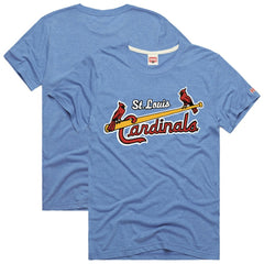 St. Louis Cardinals Homage Hyper Local Refresh Tri-Blend T-Shirt - MLB