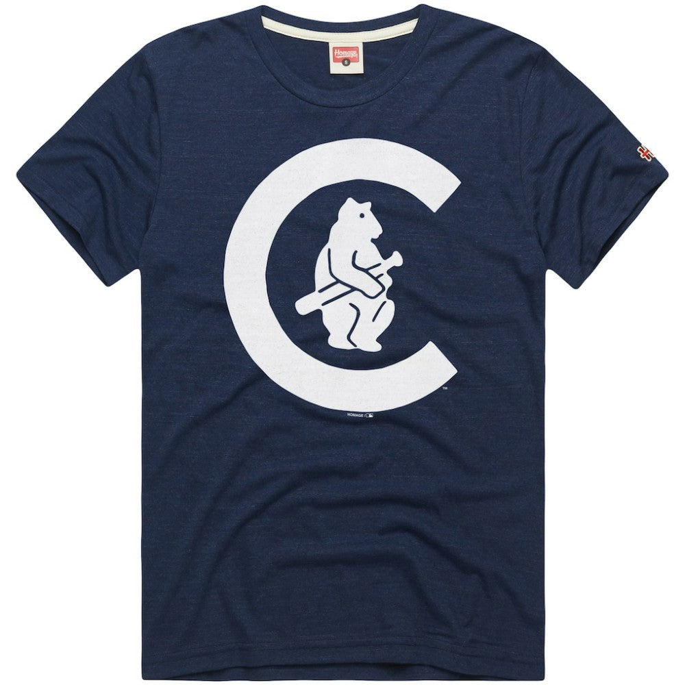 Chicago Cubs Homage Hyper Local Refresh Tri-Blend T-Shirt - MLB