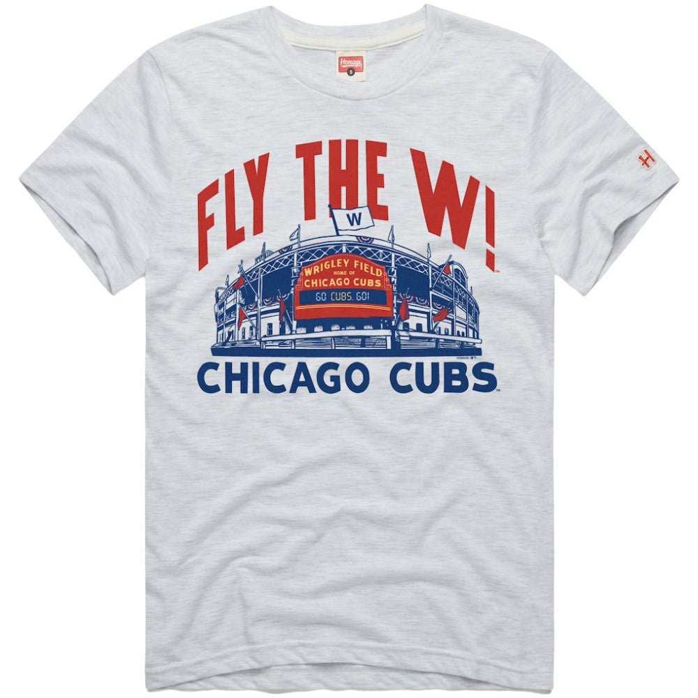 Chicago Cubs Homage Hyper Local Refresh Tri-Blend T-Shirt - MLB