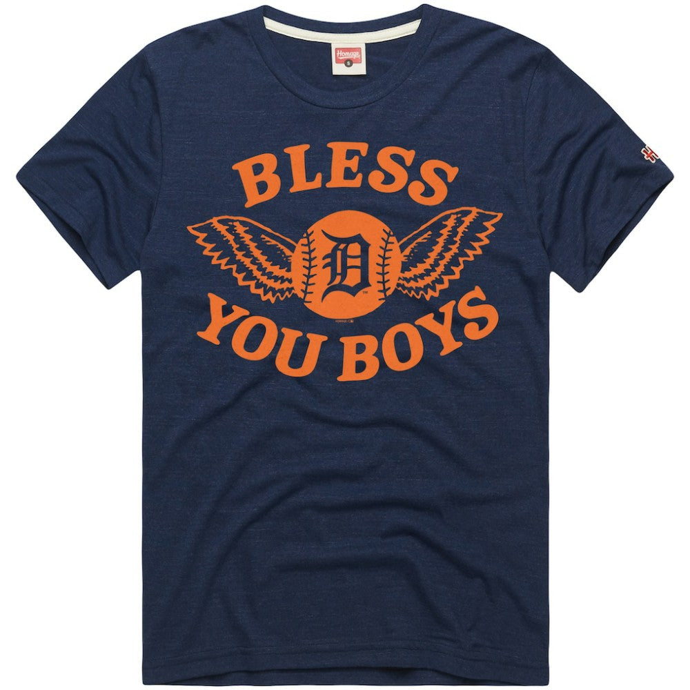 Detroit Tigers Homage Hyper Local Refresh Tri-Blend T-Shirt - MLB
