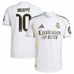 Kylian Mbappé Real Madrid 2025/26 Home Player Jersey White | Adidas Sale