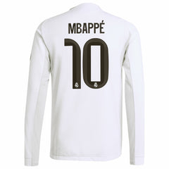 Kylian Mbappé Real Madrid 2025/26 Home Long Sleeve Player Jersey White | Adidas Online