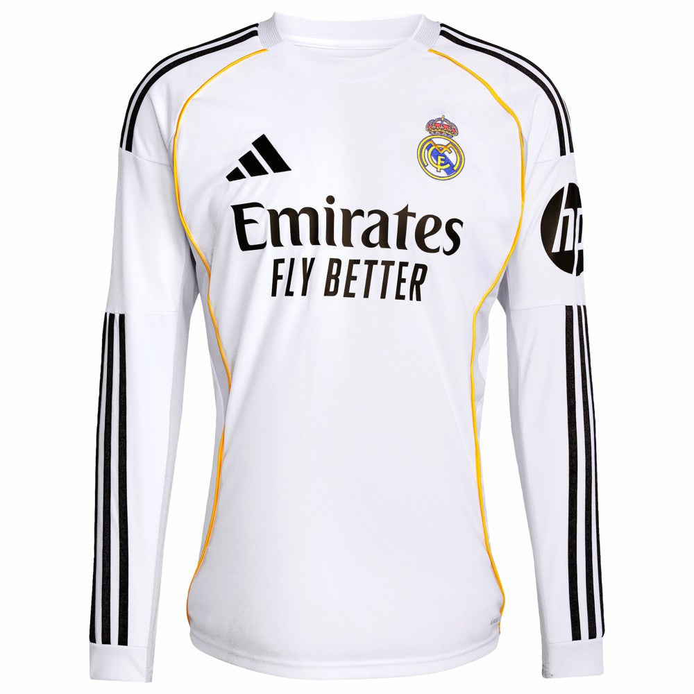 Kylian Mbappé Real Madrid 2025/26 Home Replica Player Jersey White | Adidas Sale