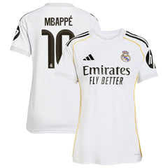 Kylian Mbappé Real Madrid Women's 2025/26 Home Replica Player Jersey White | Adidas discount