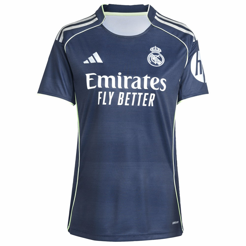 Kylian Mbappé Real Madrid Women's 2025/26 Away Replica Player Jersey Blue | Adidas discount
