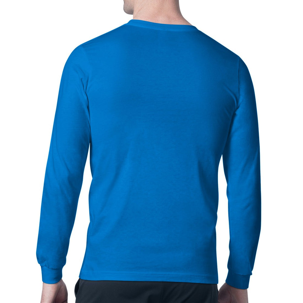 Detroit Lions Starter Team Track Graphic Long Sleeve T-Shirt Blue | NFL