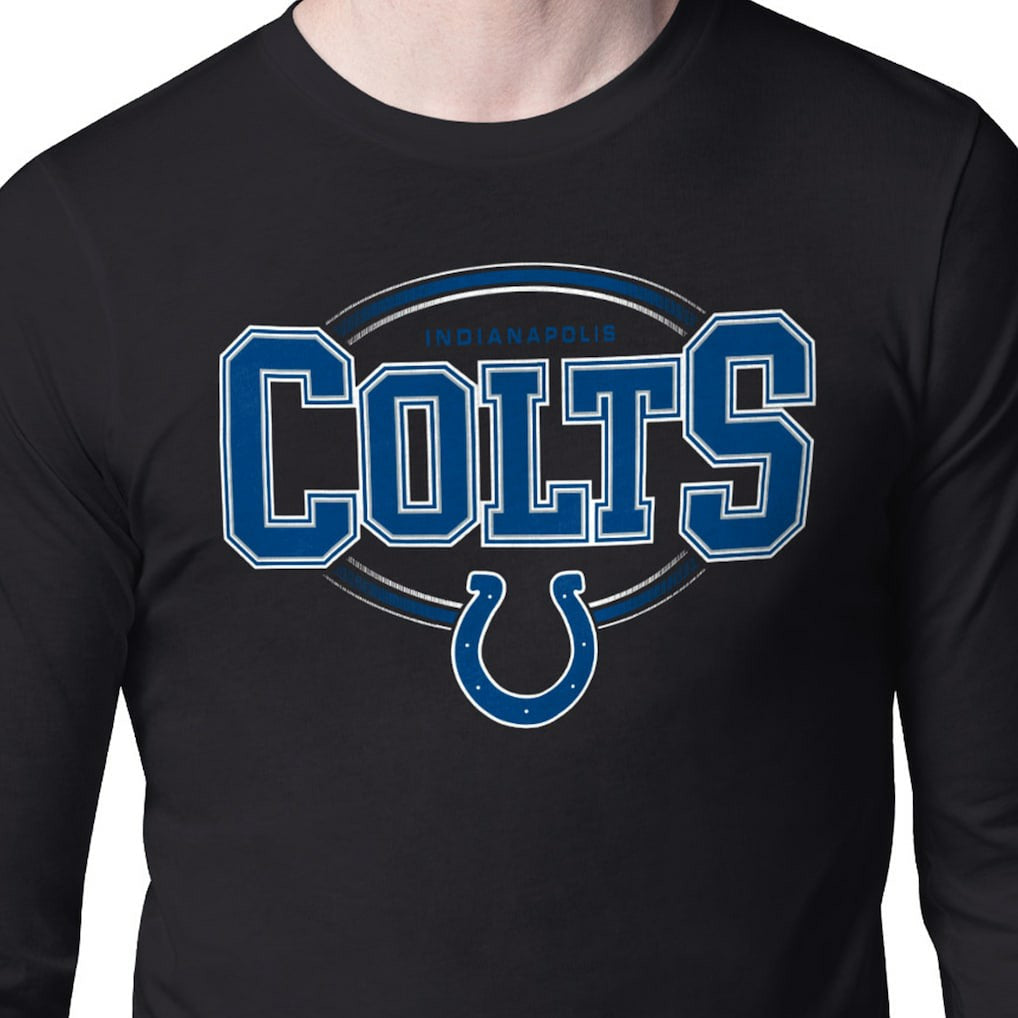 Indianapolis Colts Starter Team Track Graphic Long Sleeve T-Shirt Black | NFL