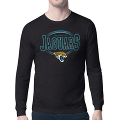 Jacksonville Jaguars Starter Team Track Graphic Long Sleeve T-Shirt Black | NFL