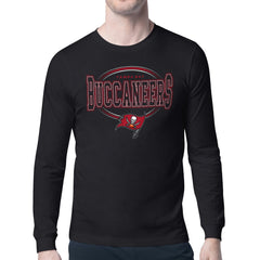 Tampa Bay Buccaneers Starter Team Track Graphic Long Sleeve T-Shirt Black | NFL