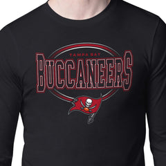 Tampa Bay Buccaneers Starter Team Track Graphic Long Sleeve T-Shirt Black | NFL