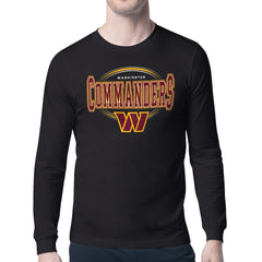 Washington Commanders Starter Team Track Graphic Long Sleeve T-Shirt Black | NFL