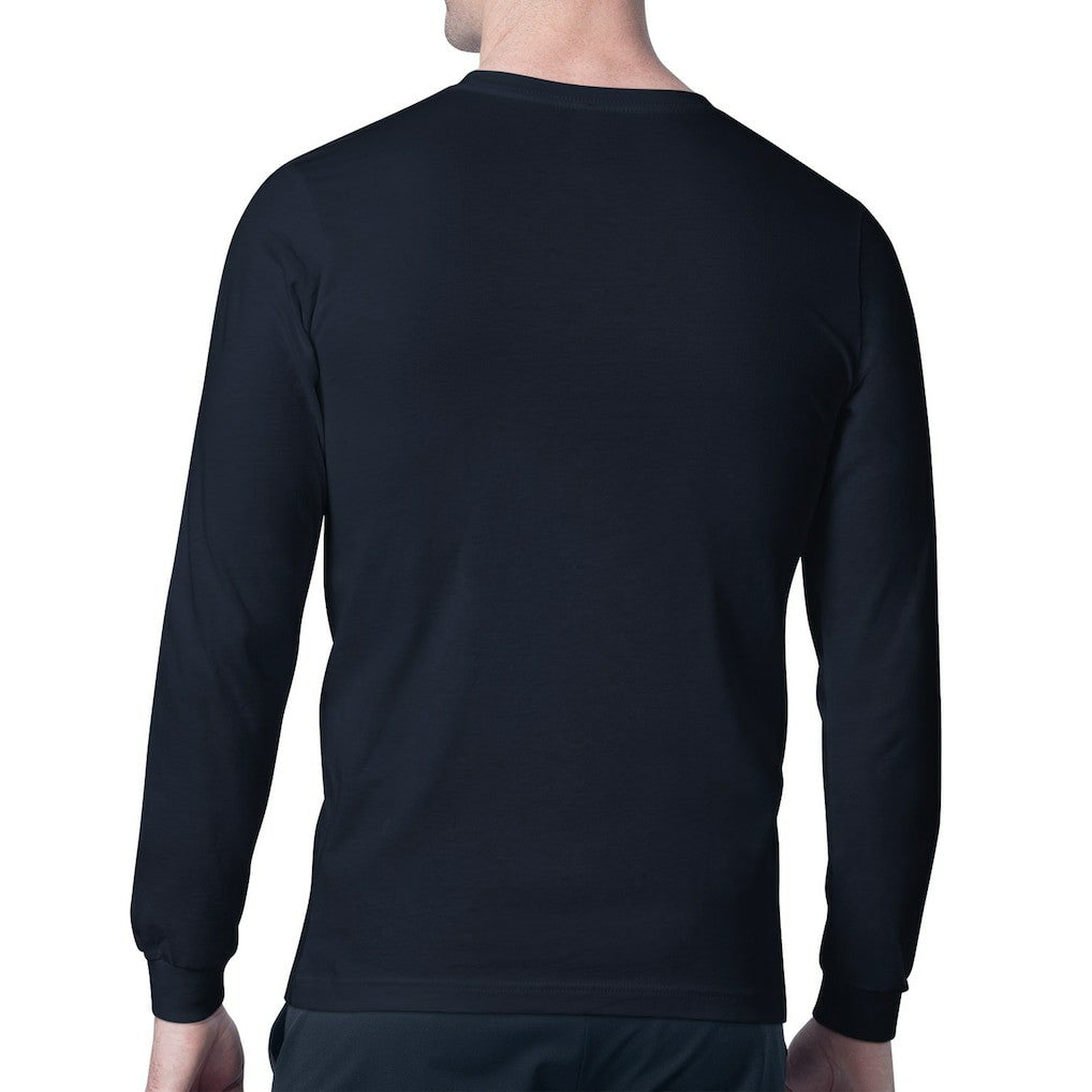Dallas Cowboys Starter Team Track Graphic Long Sleeve T-Shirt Navy | NFL