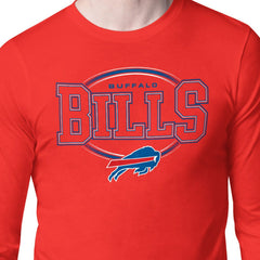Buffalo Bills Starter Team Track Graphic Long Sleeve T-Shirt Red | NFL