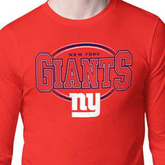 New York Giants Starter Team Track Graphic Long Sleeve T-Shirt Red | NFL