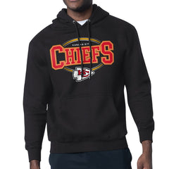 Kansas City Chiefs Starter Team Track Graphic Pullover Hoodie Black | NFL