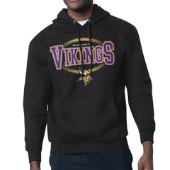 Minnesota Vikings Starter Team Track Graphic Pullover Hoodie Black | NFL