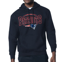 New England Patriots Starter Team Track Graphic Pullover Hoodie Navy | NFL