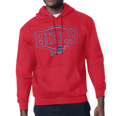 Buffalo Bills Starter Team Track Graphic Pullover Hoodie Red | NFL