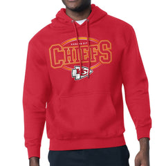 Kansas City Chiefs Starter Team Track Graphic Pullover Hoodie Red | NFL