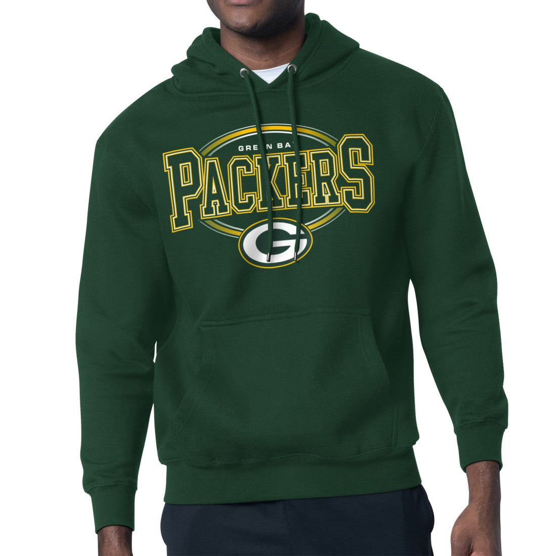 Green Bay Packers Starter Team Track Graphic Pullover Hoodie Green | NFL