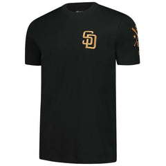 San Diego Padres New Era Bronze Logo with Cross Bats Established T-Shirt - MLB