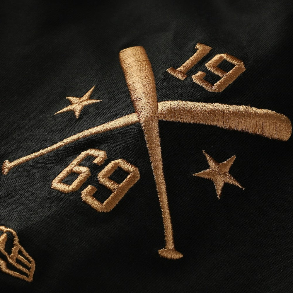 San Diego Padres New Era Bronze Logo with Cross Bats Established T-Shirt - MLB