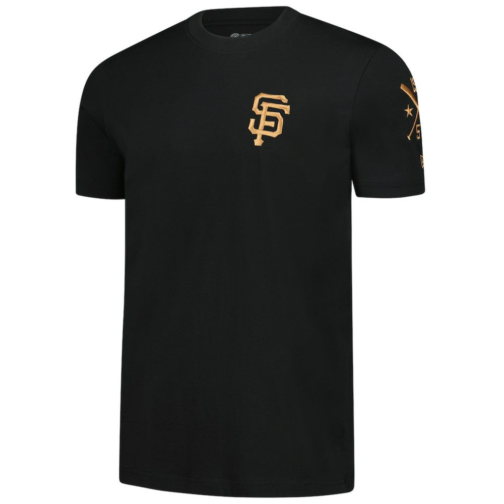 San Francisco Giants New Era Bronze Logo with Cross Bats Established T-Shirt - MLB