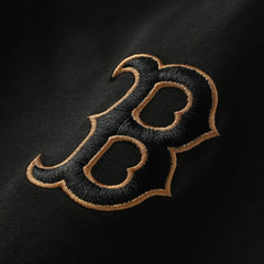 Boston Red Sox New Era Bronze Logo with Cross Bats Established T-Shirt - MLB