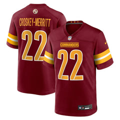 Jacory Croskey-Merritt Washington Commanders Team Game Jersey Burgundy | Nike for Sale