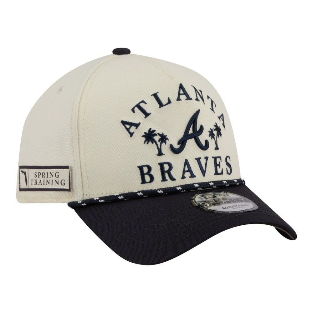 Atlanta Braves New Era 2026 Spring Training Fan Pack Rope A-Frame 9FORTY Adjustable Hat - MLB