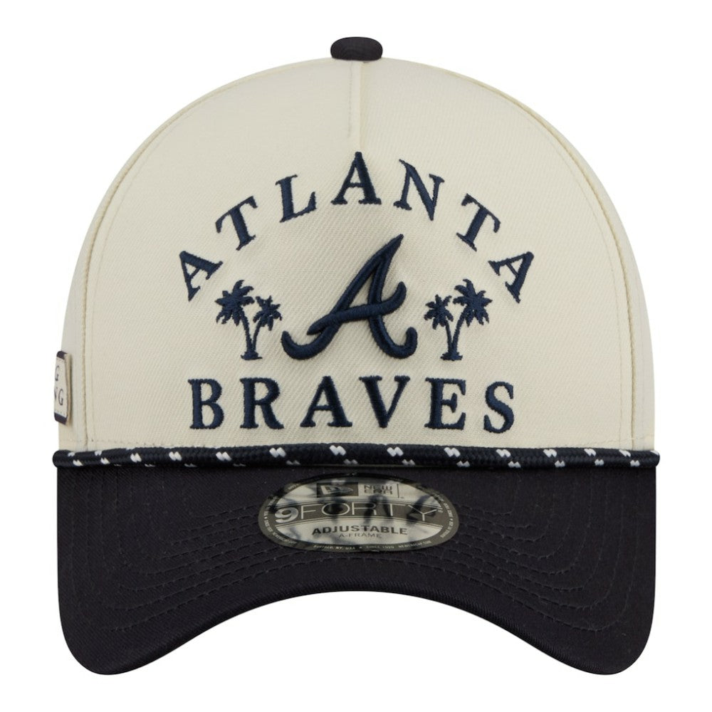 Atlanta Braves New Era 2026 Spring Training Fan Pack Rope A-Frame 9FORTY Adjustable Hat - MLB