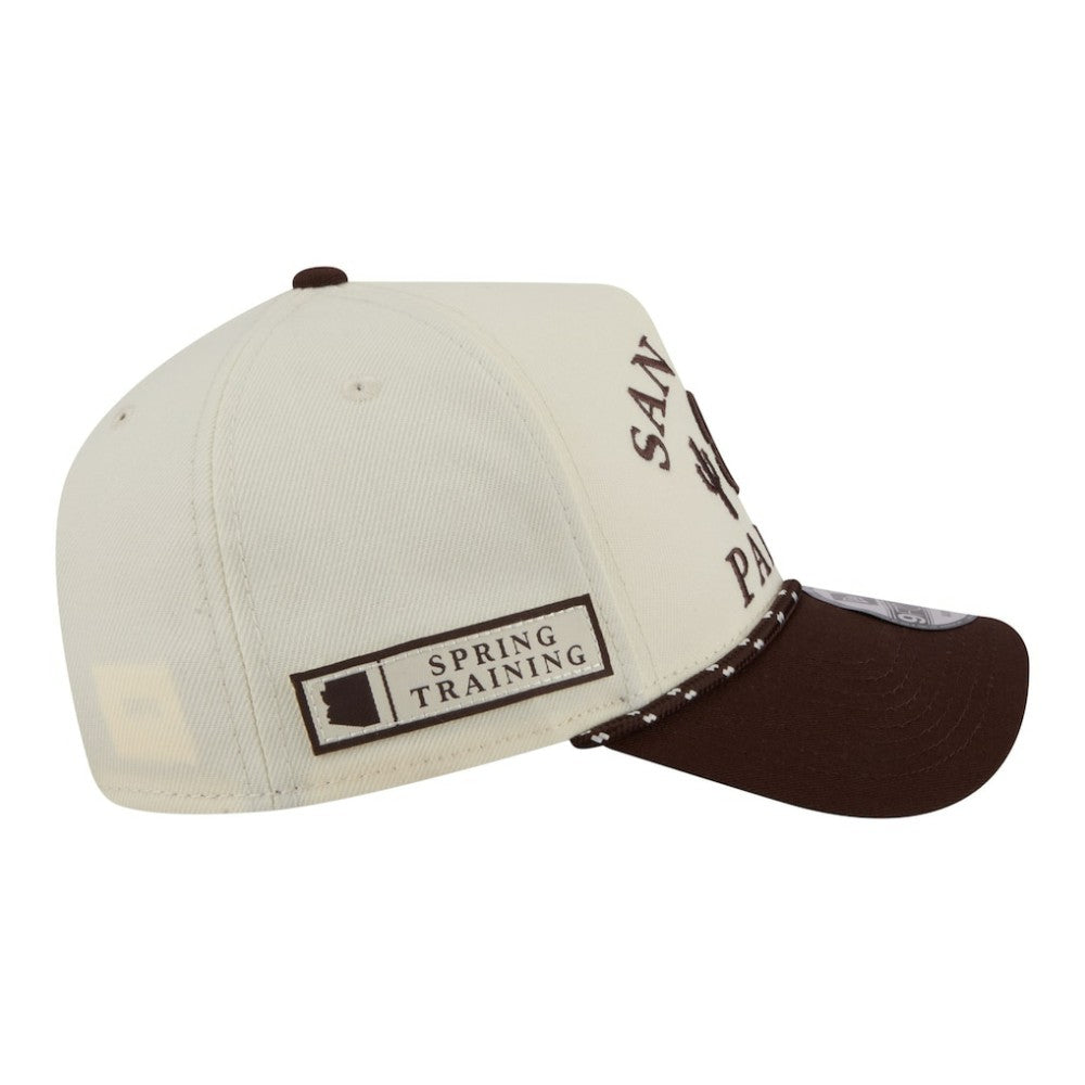 San Diego Padres New Era 2026 Spring Training Fan Pack Rope A-Frame 9FORTY Adjustable Hat - MLB