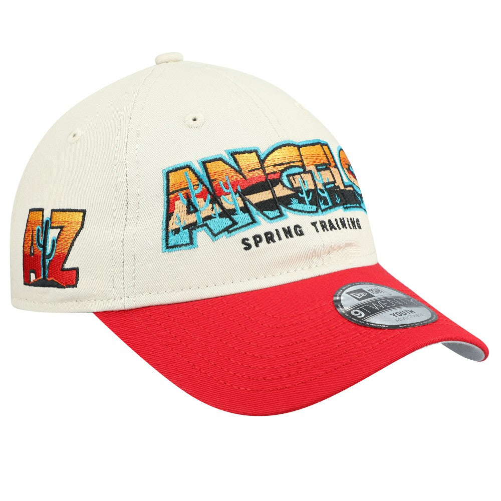 Los Angeles Angels New Era Youth 2026 Spring Training Fan Pack Batter 9TWENTY Adjustable Hat - MLB