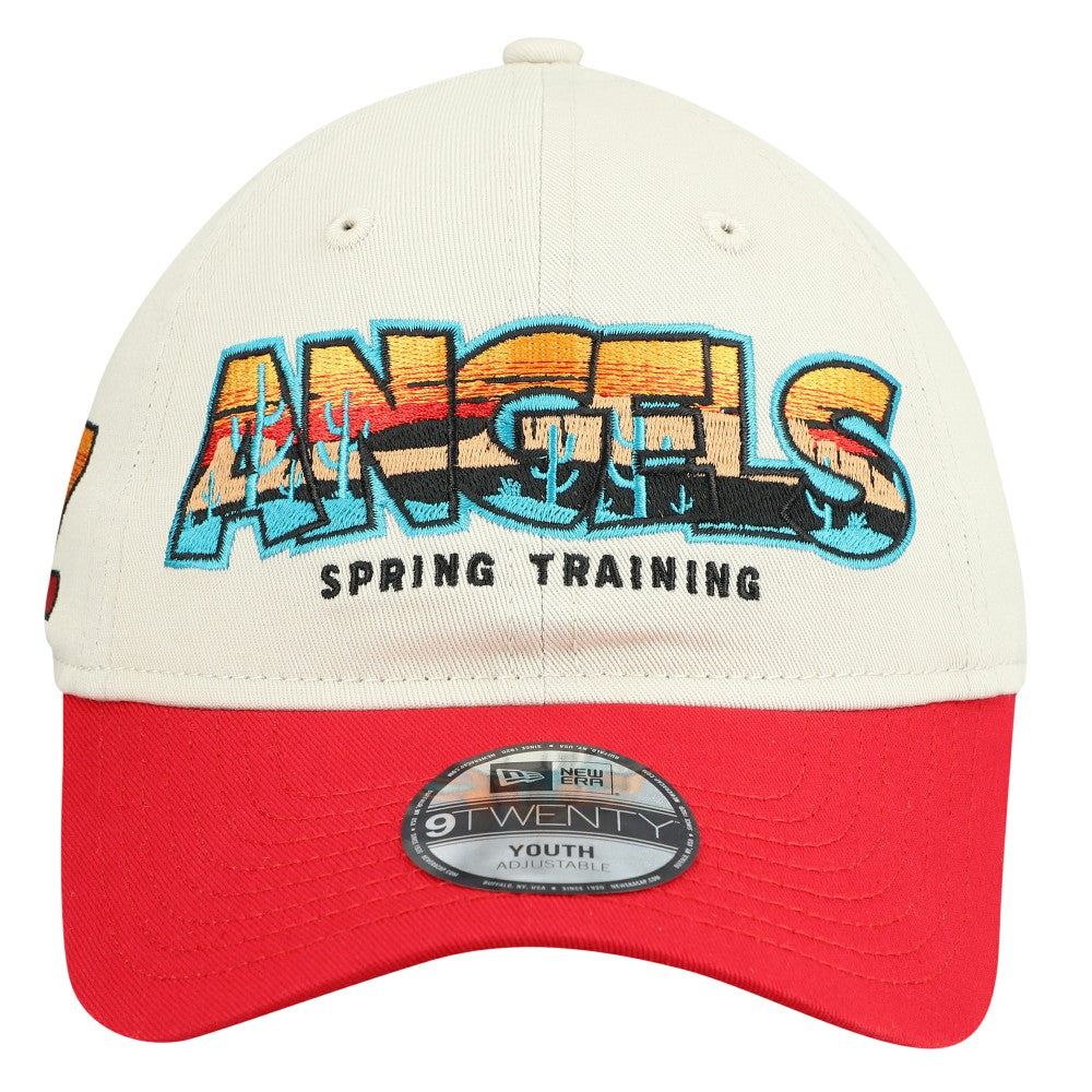 Los Angeles Angels New Era Youth 2026 Spring Training Fan Pack Batter 9TWENTY Adjustable Hat - MLB