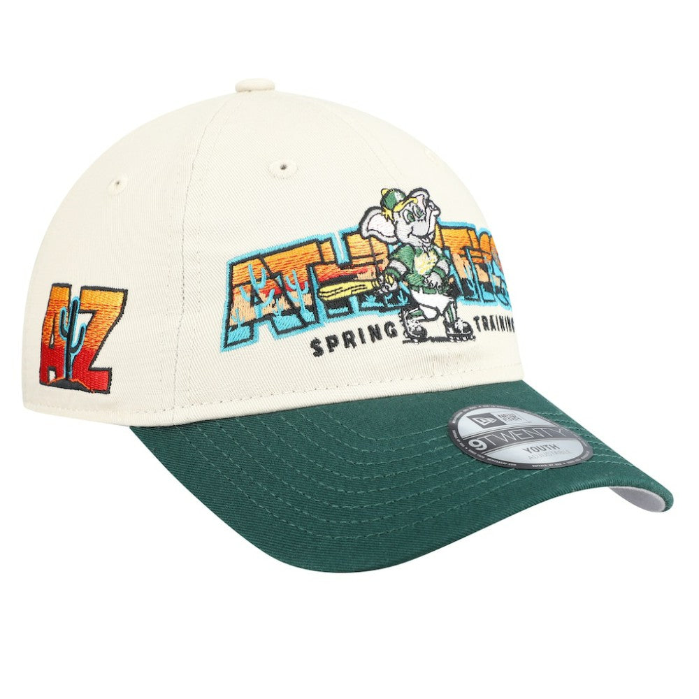 Athletics New Era Youth 2026 Spring Training Fan Pack Batter 9TWENTY Adjustable Hat - MLB