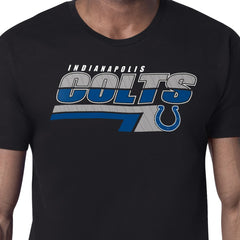 Indianapolis Colts Starter Logo Push Graphic T-Shirt Black | NFL