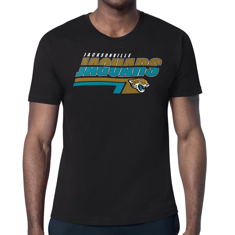 Jacksonville Jaguars Starter Logo Push Graphic T-Shirt Black | NFL