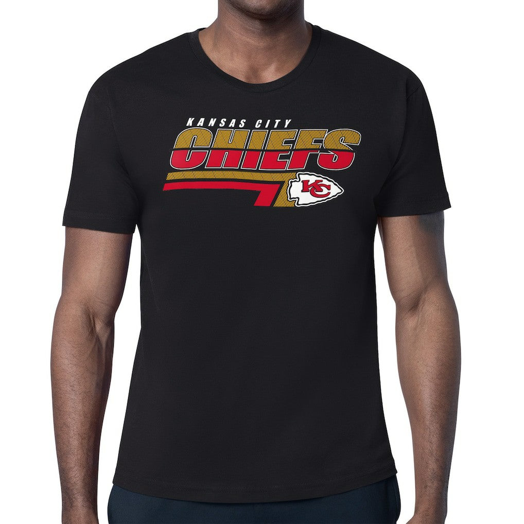 Kansas City Chiefs Starter Logo Push Graphic T-Shirt Black | NFL