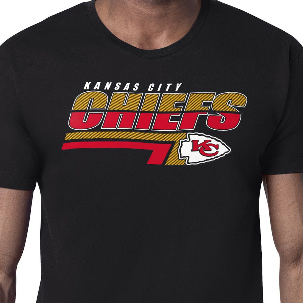 Kansas City Chiefs Starter Logo Push Graphic T-Shirt Black | NFL