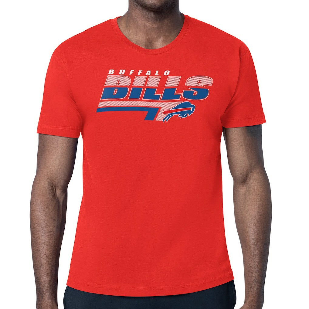 Buffalo Bills Starter Logo Push Graphic T-Shirt Red | NFL