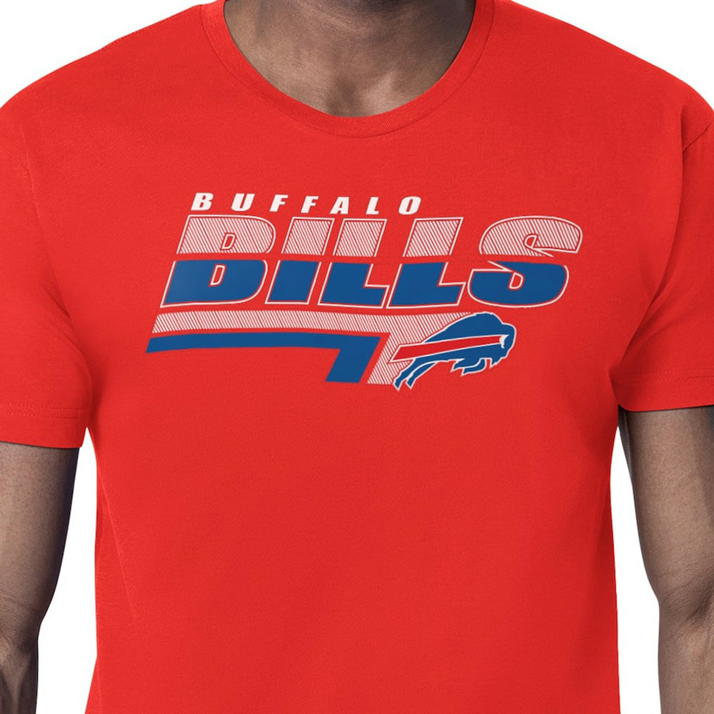 Buffalo Bills Starter Logo Push Graphic T-Shirt Red | NFL