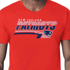 New England Patriots Starter Logo Push Graphic T-Shirt Red | NFL