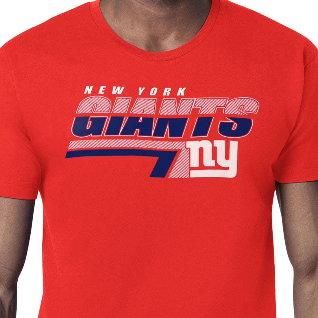 New York Giants Starter Logo Push Graphic T-Shirt Red | NFL
