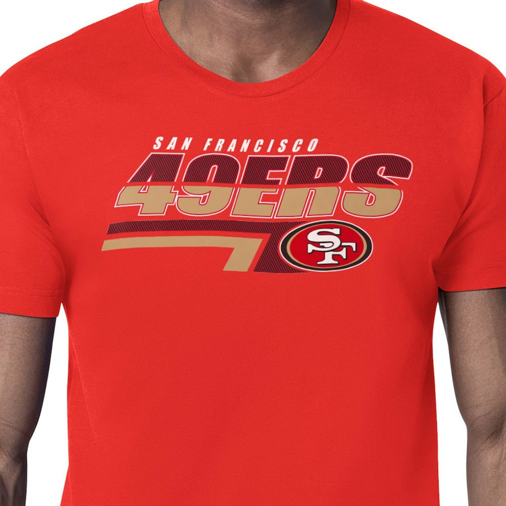 San Francisco 49ers Starter Logo Push Graphic T-Shirt Scarlet | NFL