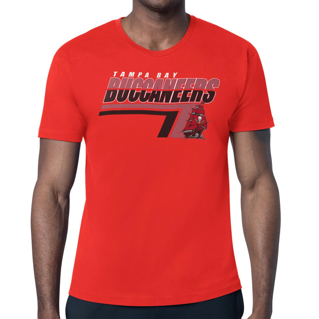 Tampa Bay Buccaneers Starter Logo Push Graphic T-Shirt Red | NFL