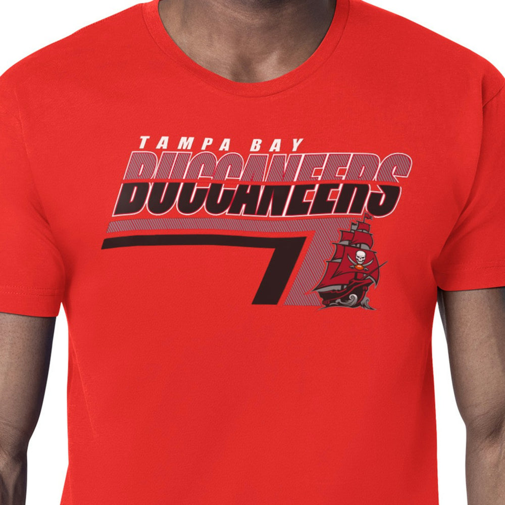 Tampa Bay Buccaneers Starter Logo Push Graphic T-Shirt Red | NFL
