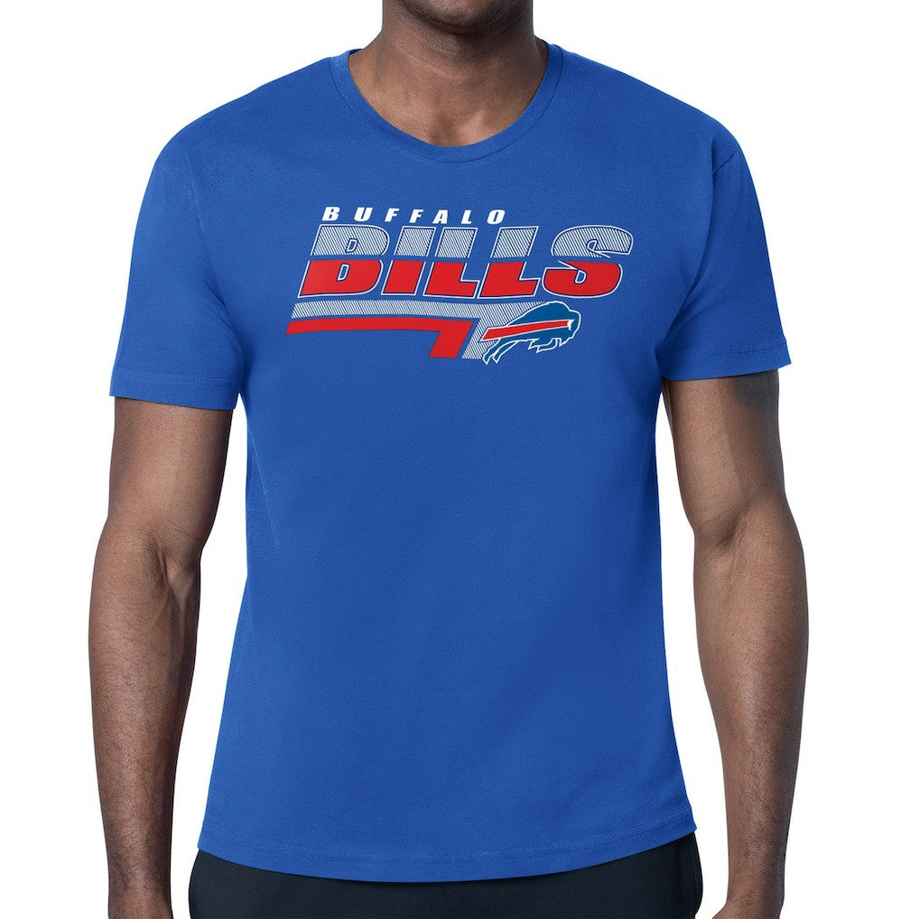 Buffalo Bills Starter Logo Push Graphic T-Shirt Royal | NFL
