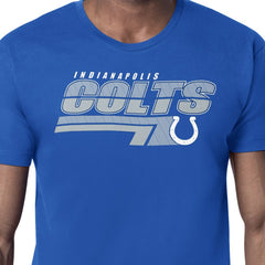 Indianapolis Colts Starter Logo Push Graphic T-Shirt Royal | NFL
