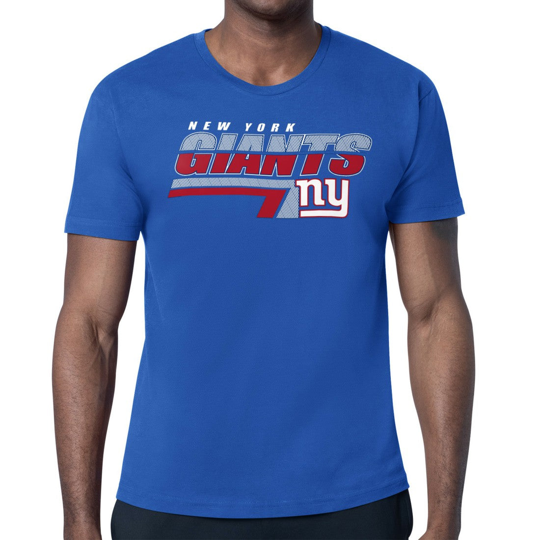 New York Giants Starter Logo Push Graphic T-Shirt Royal | NFL
